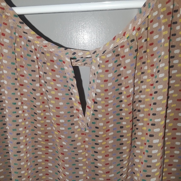 Flowy & sheer Bohemian patterned top - Picture 4 of 4